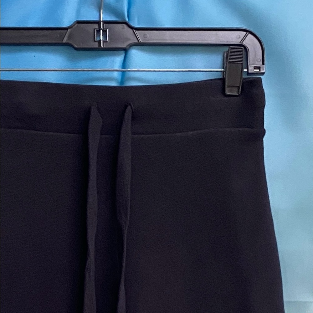 Frank & Eileen DONEGAL Unforgettable Tie Waist Skirt TRIPLE FLEECE Size: M Black - Picture 5 of 16